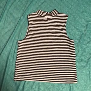 Black and White crop top